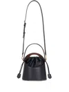 Etro Medium Saturno Bucket Bag In Blau