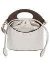 Etro Medium Saturno Bucket Bag In White