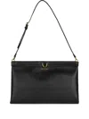 Etro Medium Talk Leather Clutch In Black