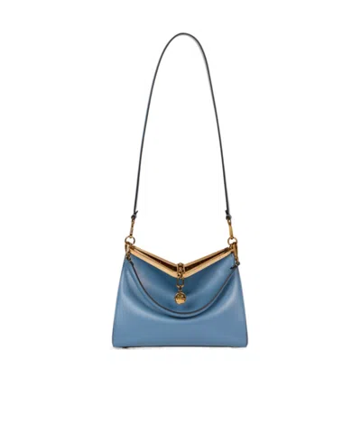 Etro Medium Vela Bag In Blue