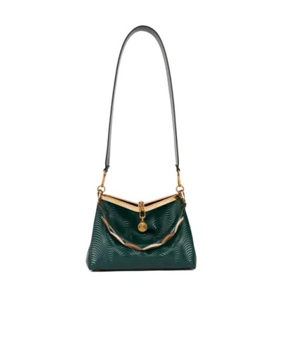 Etro Medium Vela Bag With Wavy Motif And Clutch