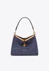 Etro Mittelgrosse Vela Schultertasche In Blue