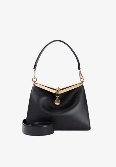 ETRO MEDIUM VELA LEATHER SHOULDER BAG