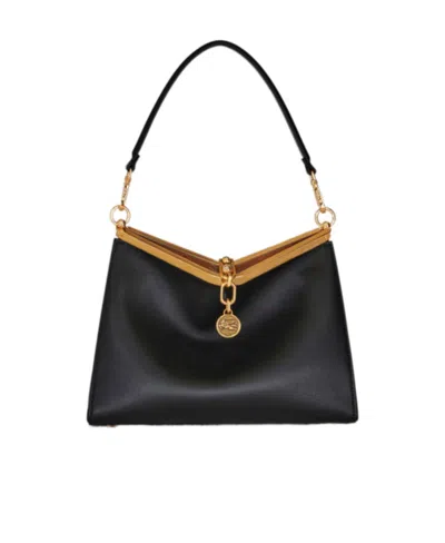 ETRO ETRO LOG CHARM MEDIUM VELA SHOULDER BAG