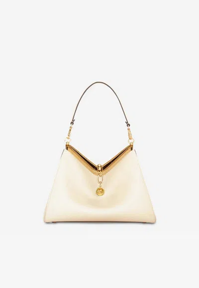 Etro Medium Vela Shoulder Bag In Beige