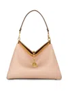 Etro Pegaso Charm-detail Shoulder Bag In Neutrals