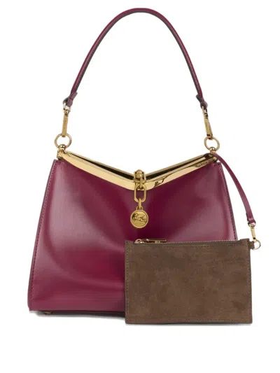 Etro Medium Vela Shoulder Bag In Red