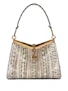 Etro Medium Vela Shoulder Bag In Weiss