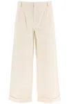 Etro Wide Leg Pants In White