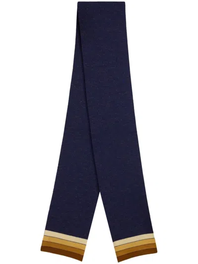 Etro Mélange Scarf In Blue