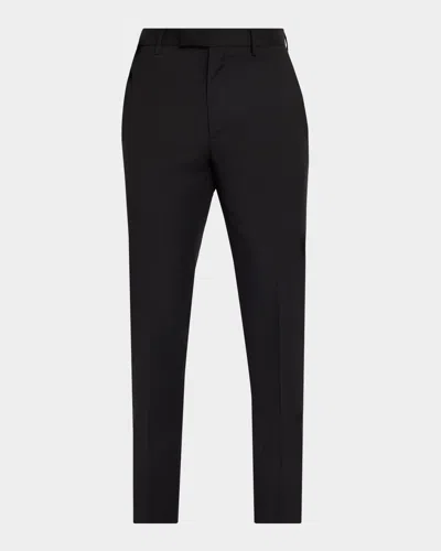 Etro Men & Apos;s Roma Tapered-leg Tuxedo Trousers In Animal Print