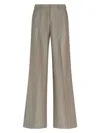 Etro Men Army Green Stretch Wool Palazzo Pant In Green