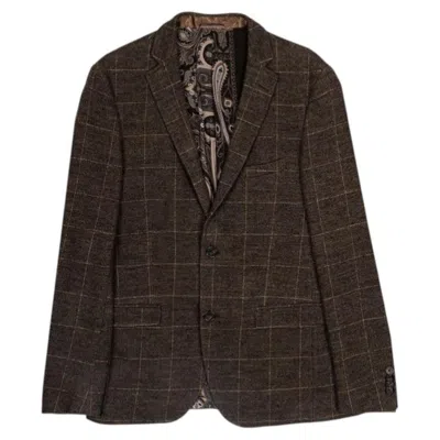 Pre-owned Etro Men's Blazer L In Black