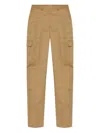 Etro Casual Straight Fit Cargo Trousers Men In Brown