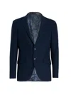 Etro Men's Core Jersey Jacket In Blue