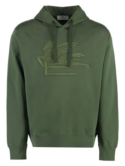 ETRO MEN'S COTTON HOODIE