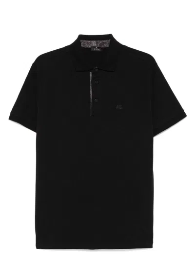 ETRO MEN'S COTTON POLO SHIRT
