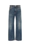 Etro Denim Trousers With Stonewashed Cotton Blend In Blue