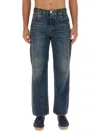 Etro Washed Blue Boyfriend Jeans In Blue