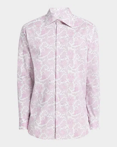 Etro Pale Long Sleeve Shirt In Pink