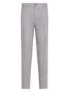 Etro Men's Lightweight Linen Jogger Pants In Brown