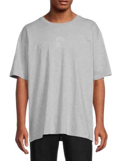 Etro Men's Logo Crewneck T Shirt In Grey