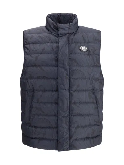 ETRO ETRO MEN LOGO DOWN VEST