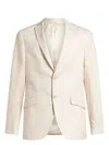Etro Patterned Blazer With Pockets And Lapel In Nude & Neutrals