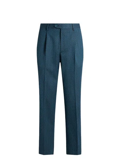 Etro Men's Motif Embroidery Trousers | Size It 48 | Mrea000199tjb24s9883