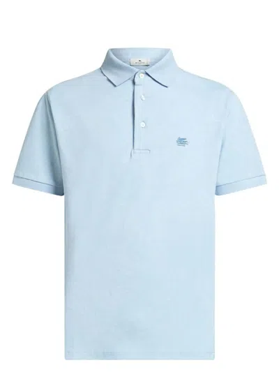 ETRO MEN'S PAISLEY JACQUARD POLO SHIRT