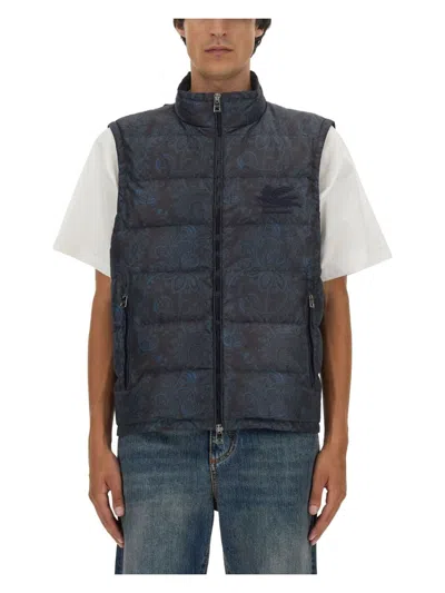 ETRO MEN'S PAISLEY PRINT VEST