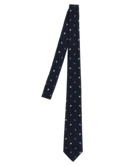 Etro Men 'paisley' Tie In Blue