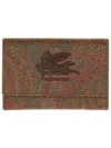 Etro Men Paisley Wallet In Brown
