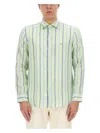 Etro Men's Pegasus Shirt In Green