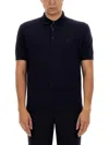 Etro Polo Shirt With Pegasus Embroidery In Blue