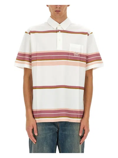 ETRO MEN'S POLO SHIRT WITH PEGASUS EMBROIDERY