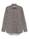 Etro Roma Paisley Print Shirt In Multi