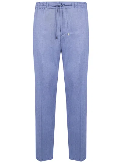 Etro Men Regular Trousers In Blue