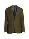 Etro Men's Basic Knit Blazer In Green