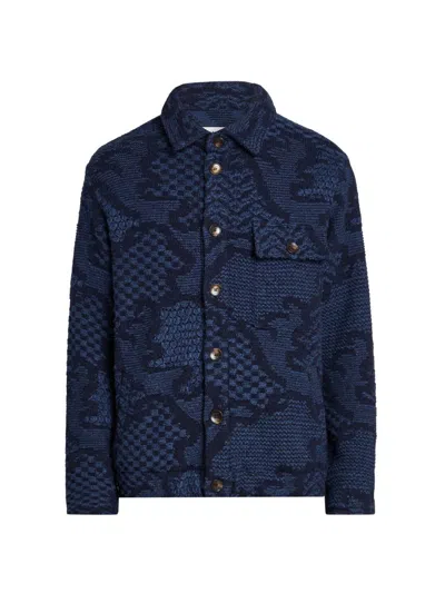 ETRO MEN'S ROMA KNITTED OVERSHIRT