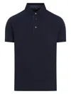 Etro Roma Printed Collar Polo In Blue