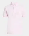 Etro Logo Short-sleeved Polo T-shirt In Pink 6