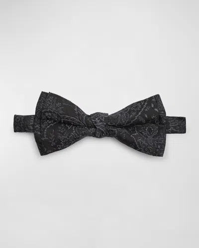 Etro Men's Textured Basic Bow Tie In Black