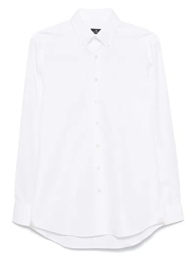 ETRO MEN'S TWO FABRICS FORMAL SHIRT BUTTON DOW