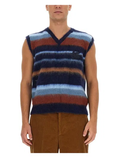 ETRO MEN'S VEST WITH STRIPE PATTERN