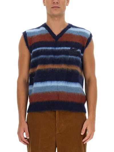 ETRO ETRO MEN VEST WITH STRIPE PATTERN