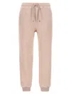 Etro Wool Blend Joggers With Embroidered Logo In Pink