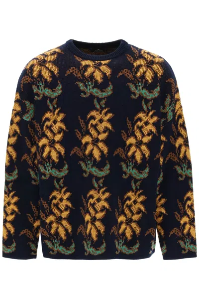 ETRO MENS FLORAL PATTERN SWEATER