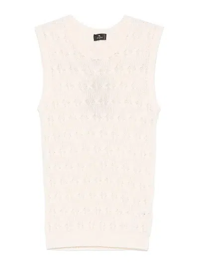 Etro Chaleco - Blanco In Neutral