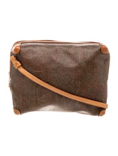 Pre-owned Etro Messenger Bag In Brown